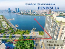Hình ảnh Mã căn 07 (view sông), tầng 11, ck nhanh 750 triệu, Dự án Peninsula
