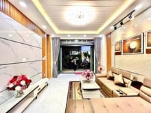 Hình ảnh cần bán nhà giá rẻ 59m2,1 trệt 2 lầu,SHR,910tr,Lãnh binh thăng,p12,Q11