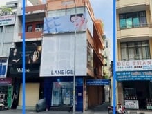 Hình ảnh Cho thuê nhà góc 2 mặt tiền 222 đường Hai Bà Trưng, Tân Định Quận 1