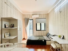 Hình ảnh Phong trọ sàn gỗ giá rẻ full NT bancon quận Tân Bình