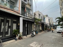 Hình ảnh Nhà mới 4 tầng hẻm 6m thông kế Aeon Mail Tân Phú 60M2 chỉ 5.99 tỷ