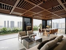 Hình ảnh PENTHOUSE THE CREST_Sân Vườn_Đầu Hồi View Sông SG