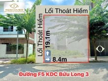 Hình ảnh Bán GẤP cặp đất tái định cư đường F5 KDC Bửu Long 3