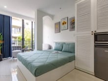 Hình ảnh Căn hộ studio ban công 28m2 - Đầy đủ nội thất, gần cầu Kênh tẻ