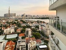 Hình ảnh River Garden Thảo Điền, bán căn duplex 2 tầng, 250m², 4PN, view sông
