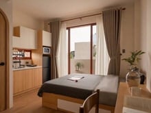 Hình ảnh Studio Ban Công Máy Giặt Riêng Full Nội Thất Mới Ngay Ngã Ba Hoà Hưng