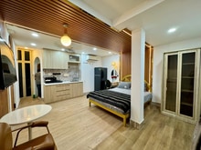 Hình ảnh Studio full nội thất ban công lớn Nguyễn Thái Bình Q1 ngay phố đi bộ