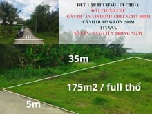Hình ảnh Đất nền 5x35m gần Green City Đức Hòa – sổ riêng – giá 1 tỷ XX
