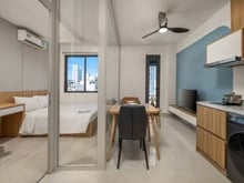 Hình ảnh Cho thuê Trang Chủ MB66.COM / Đăng Ký Tặng 66K 1pn Dương Trí Trạch gần biển, full nội thất, tầng cao