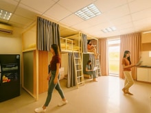 Hình ảnh Ký túc xá thoáng mát đường Nguyễn Văn Linh ngay ĐHKT giá 1tr8