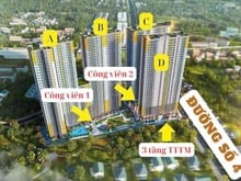 Hình ảnh sở hữu căn hộ 2pn tại trung tâm thủ đức chỉ 225 triệu