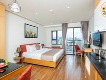 Hình ảnh Khuê Mỹ Đông 4 – Cho thuê căn studio thoáng, có ban công rộng, full NT