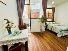 Hình ảnh Thuê ngay studio Ban công ,full NT, máy giặt riêng gần ĐH Hutech, GTVT