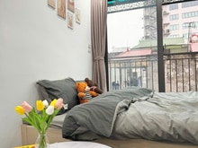 Hình ảnh Cầu Giấy Mới Tinh Full Đồ Ban Công Giá Tốt Ở Ngay