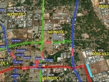 Hình ảnh Bán 600m² Đất Mặt Tiền Ne8 – Trục Đường Sầm Uất Nhất Mỹ Phước 3, Shr,