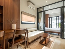 Hình ảnh (Cho Thuê Căn Hộ Quận 1) 1PN 65m2, Ban Công, Thang Máy, Chợ Tân Định