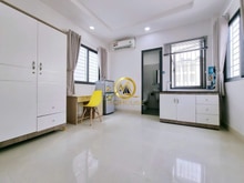 Hình ảnh Cho thuê CHDV Studio Full nội thất gần Bùi Viện, Bếp xa kèm cửa sổ C