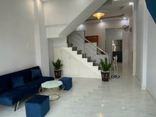 Hình ảnh Nhà 2 mặt tiền hẻm, Thị trấn Nhà Bè. 4m ngang. Sổ hồng riêng.