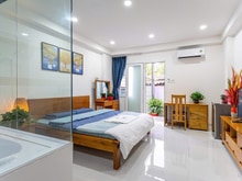 Hình ảnh Chdv ban công rộng rãi full nội thất. Sạch sẽ tiện nghi đường Ký con