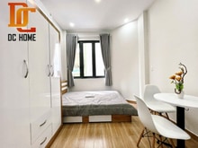 Hình ảnh 1PN tone kem trắng sạch sẽ thoáng mát ngay trung tâm quận 3