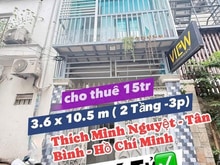 Hình ảnh Bán nhà HXH Thích Minh Nguyệt-P2-Tân Bình.DT 3.6x11- 1 Lầu- nhỉnh 7 TỶ