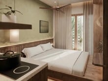 Hình ảnh Mb6623 nạp rút nhanh chóng Studio mới 100% full nội thất gỗ có ban công khu Tân Định