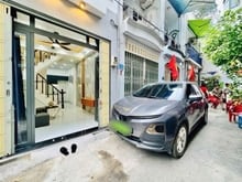 Hình ảnh khu vip gò vấp hẻm xe hơi nhà mới 3 tầng