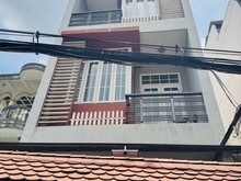 Hình ảnh Nơ Trang Long, P.7 Bình Thạnh – 4 tầng BTCT – sổ vuông A4 – hẻm xe hơi