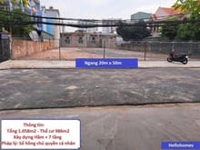 Hình ảnh Đất 1058m2 Đông Hưng Thuận 10B, Quận 12, 20x50m, XD Hầm 7 Tầng, 50 Tỷ