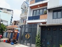 Hình ảnh Nhà mới xây 100%, hẻm xe hơi , thông, Âu Dương Lân Q8