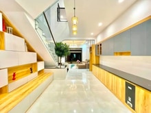 Hình ảnh Nhà Đường Trường Sa Q3, 1 Trệt 2 lầu 3PN 3WC, đường xe hơi 10m, diện t