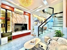 Hình ảnh Siêu phẩm nhà mới 4 tầng ở ngay 40m2 - Full nội thất Phan Văn Trị