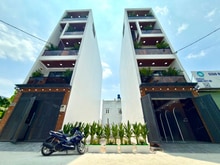 Hình ảnh Nhà có thang máy, đường thông, bên UBP, DT:4x20M, Lửng, 3 Lầu, 4PN