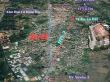 Hình ảnh mặt tiền TL2 phước vĩnh an củ chi chỉ từ 2xtr/m2