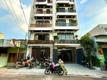 Hình ảnh Nhà MTKD đường thông có thang máy, DT:5X20M, Lửng, 5 Lầu, 5PN, S.thg