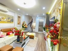 Hình ảnh Nhà Đẹp Mặt Hồ Ba Mẫu _Ô Đồng Lầm _Đống Đa _40M 7 Tầng Thang Máy Full