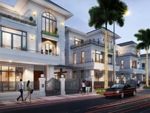 Hình ảnh bán căn biệt thự song lập mã căn số bts02 ngay gần sông và bến thuyền