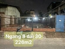 Hình ảnh Bán Đất 226m2 Ngang 8m Đường 8 Gần Trường Hoa Lư, P. Tăng Nhơn Phú B