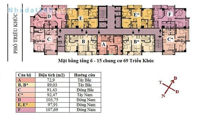 Chung cư Diamond Blue – 69 Triều Khúc