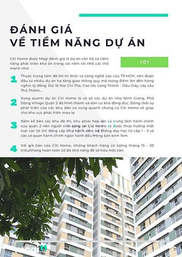 Phân tích dự án Citi Home