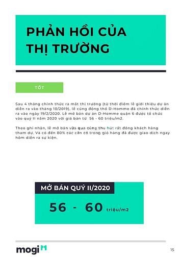 Phân tích dự án D - Homme