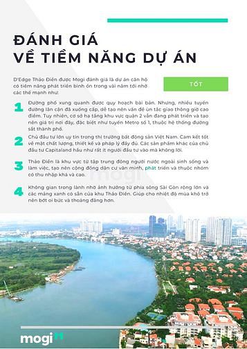 Phân tích dự án D'Edge Thảo Điền