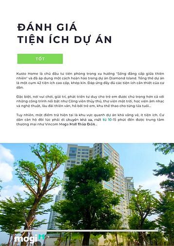 Phân tích dự án Đảo Kim Cương