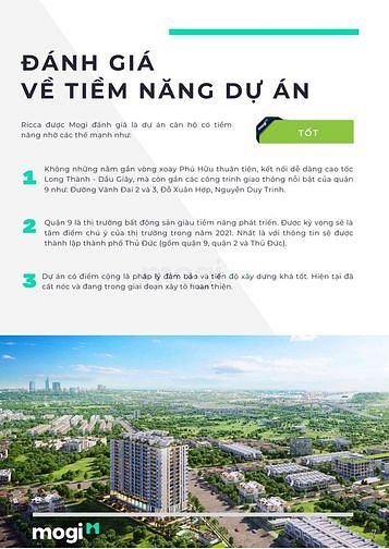Phân tích dự án Ricca