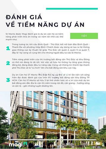 Phân tích dự án St Moritz Thủ Đức