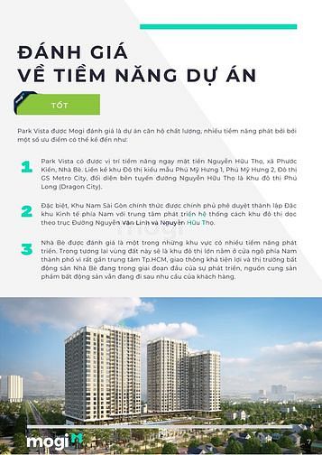 Phân tích dự án Park Vista