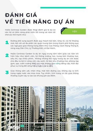 Phân tích dự án Hà Đô Centrosa Garden