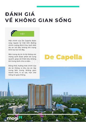 Phân tích dự án Dự án De Capella Quận 2