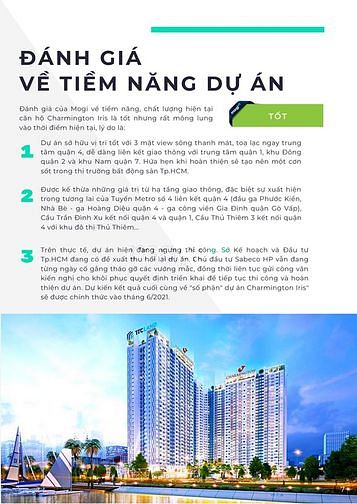 Phân tích dự án Charmington Iris