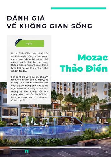 Phân tích dự án Mozac Thảo Điền
